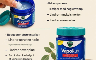Skal du påføre Vicks VapoRub på dine fødder inden sengetid? Vigtig information 👇