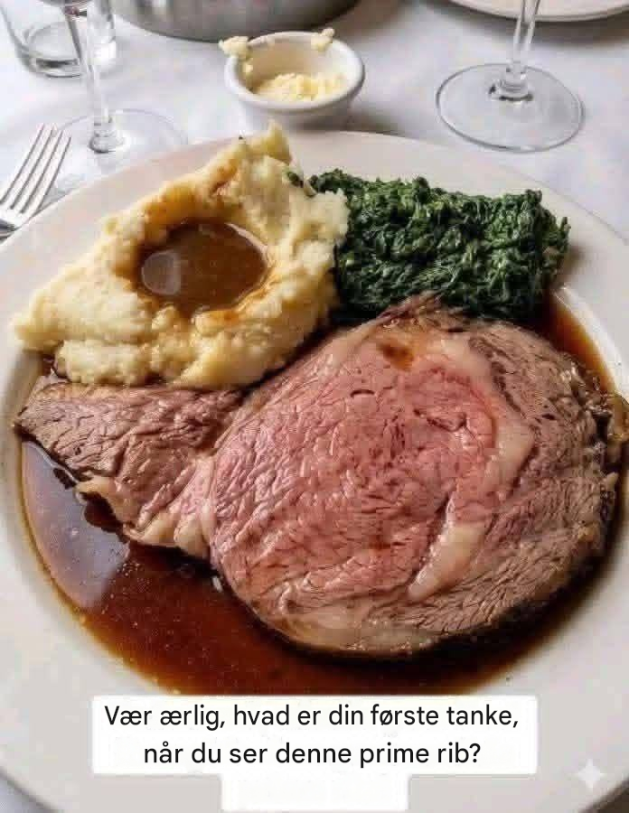 Vær ÆRLIG … Hvad er din første tanke, når du ser denne oksekød? Perfekt saftig eller ikke tilberedt nok?!