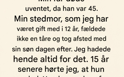 Efter mange års stille bitterhed afsløres endelig en længe begravet sandhed.