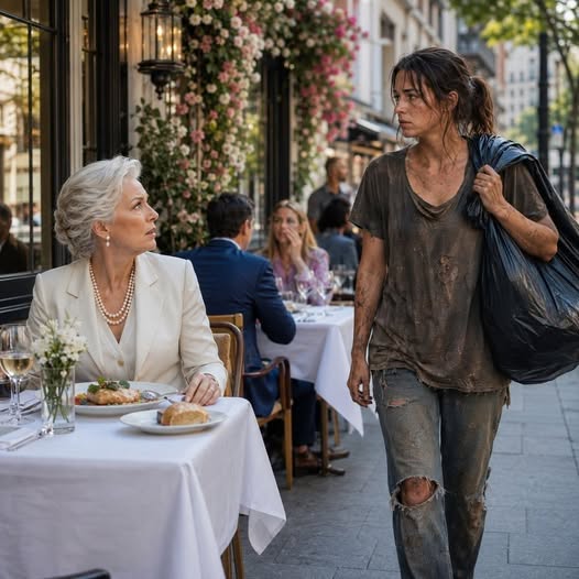 “Må jeg spise dine rester?” spurgte en hjemløs ung kvinde en multimillionær… uden at indse, at dette spørgsmål ville afsløre en hemmelighed, der havde været skjult i 22 år.
