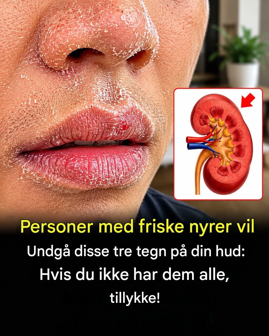 Sunde nyrer er ofte synlige gennem huden: 3 tegn du bør kende
