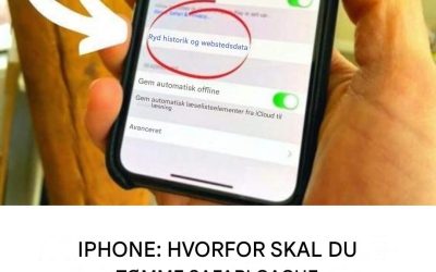 iPhone: Hvorfor skal du rydde Safari-cachen regelmæssigt?