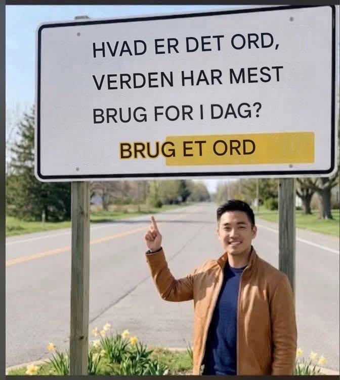 Et enkelt ord kan ændre alt… Hvad er det ord, verden har mest brug for i dag?