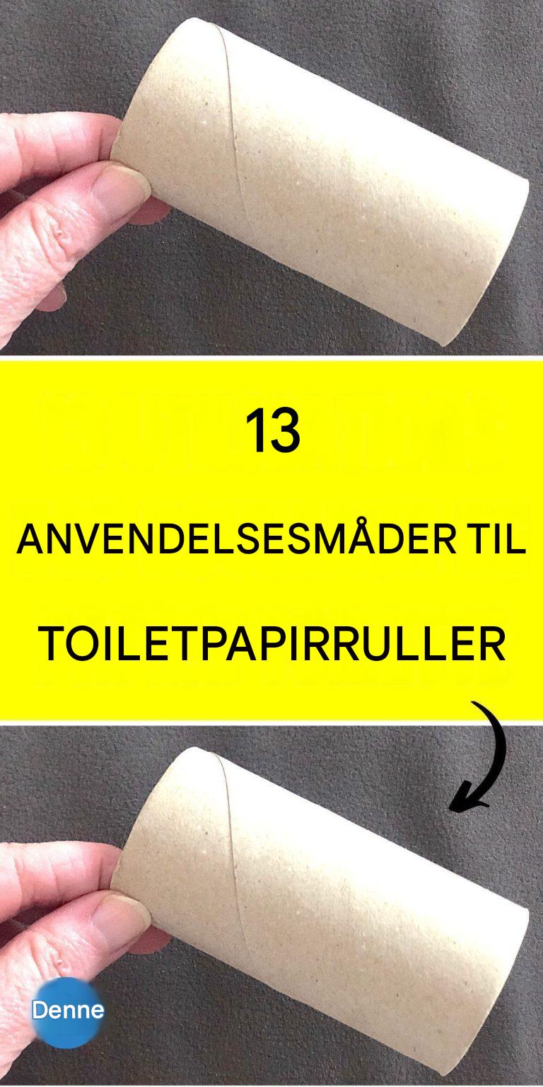 13 overraskende måder at genanvende toiletpapirruller på.