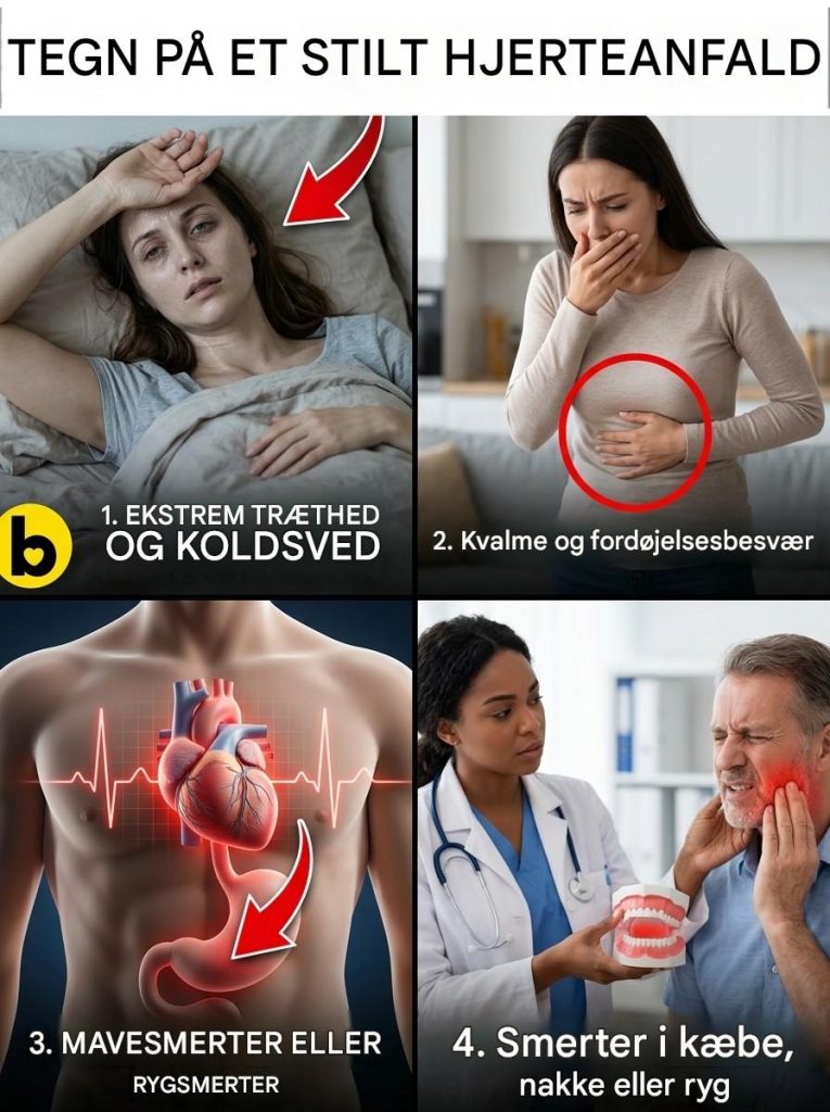 6 diskrete tegn på et stille hjerteanfald, du måske ikke kender lige nu