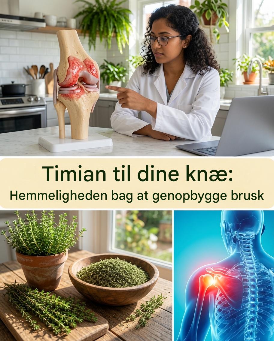 Timian: Et naturligt middel til at støtte sundt knæbrusk